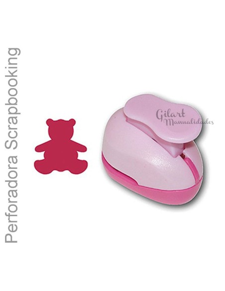 Perforadora mini de oso de Stamperia para scrapbooking y manualidades con papel, cartulina y goma Eva Perforadora mini de oso de Stamperia para scrapbooking y manualidades con papel, cartulina y goma Eva