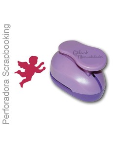 Perforadora ángel mediana Stamperia para scrapbooking, ideal para papel, cartulina  y Goma Eva.