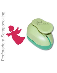 Perforadora ángel grande Stamperia para scrapbooking, ideal para papel , cartulina y goma Eva.