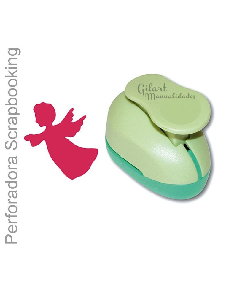 Perforadora ángel grande Stamperia para scrapbooking, ideal para papel , cartulina y goma Eva.