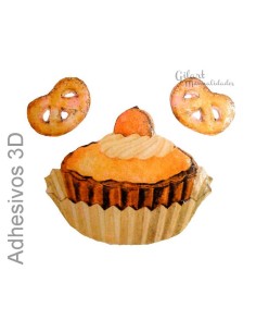 Pegatinas 3D Pastel para decorar paredes, muebles y manualidades en general.