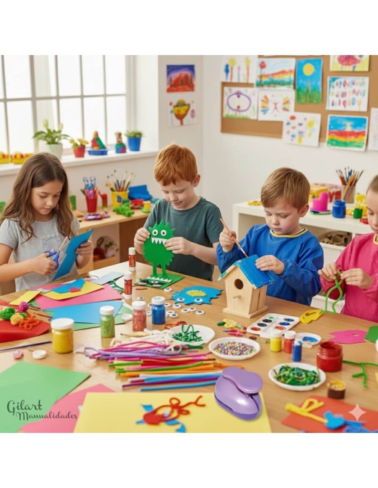 Creando con amor. Nuestra perforadora corona mediana, añade magia a las manualidades infantiles.