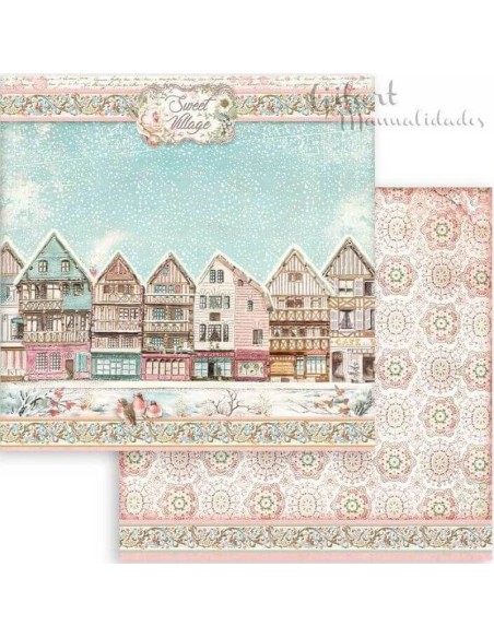 Sweet Village: Un rincón de cuento en la nieve, con encanto que evoca el invierno Sweet Village: Un rincón de cuento en la nieve, con encanto que evoca el invierno