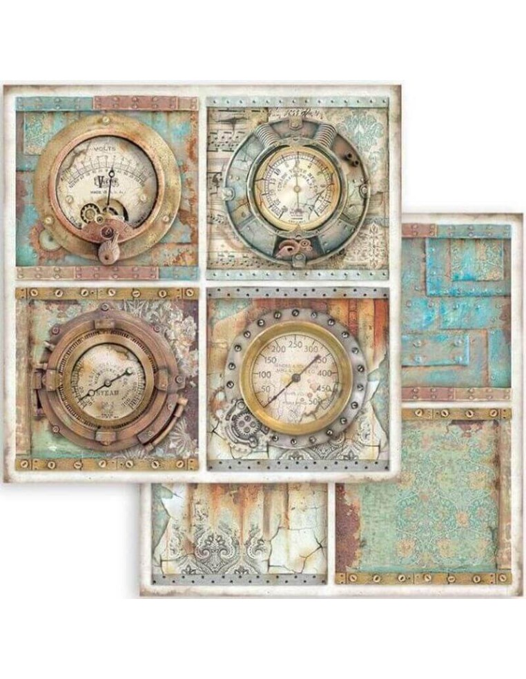 Explora el detalle industrial y steampunk en tus creaciones. ⚙️💡