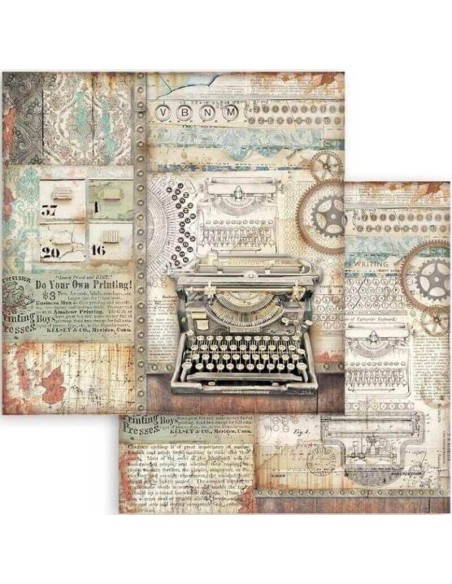 Máquinas de escribir vintage y estilo steampunk para tus relatos. ⚙️✍️