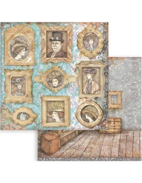 Retratos vintage con un toque de estilo steampunk para tus proyectos. 🎩👒