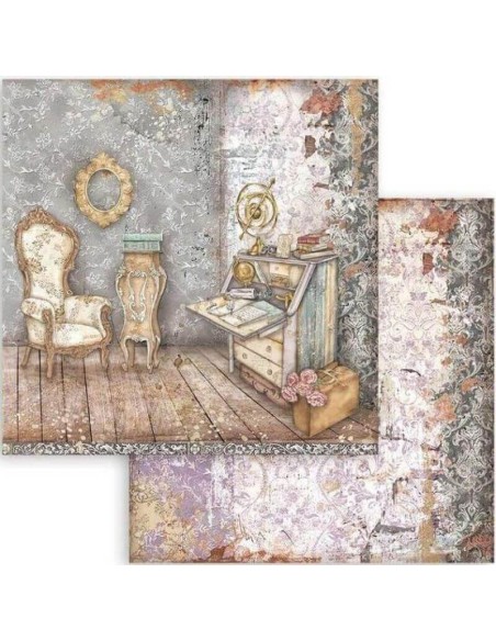 Explora un estudio vintage lleno de encanto y detalles. 🕰️📜