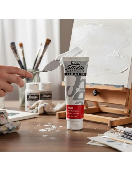 Gesso universal Pebeo, la base perfecta para todas tus obras de arte.