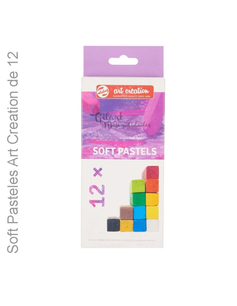 Pasteles suaves Talens Art Creation 12 barritas - tonos vibrantes: dibujo y mezcla.