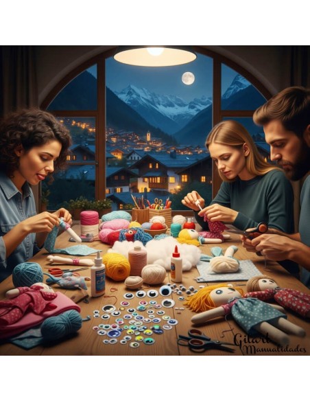 Crea magia en tus manualidades con los ojos móviles ovalados de 15 mm. Bolsa de 30 Uds. ¡Dale vida a tus muñecos y proyectos! Crea magia en tus manualidades con los ojos móviles ovalados de 15 mm. Bolsa de 30 Uds. ¡Dale vida a tus muñecos y proyectos!