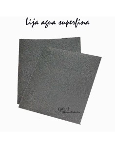 Lija de Agua Grano 1000 Superfina, ideal para pulir y alisar superficies.