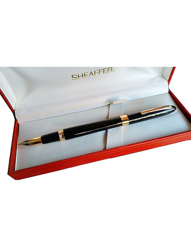 Comprar Pluma Sheaffer Crest Laca Negra 18K | Manualidades Gilart