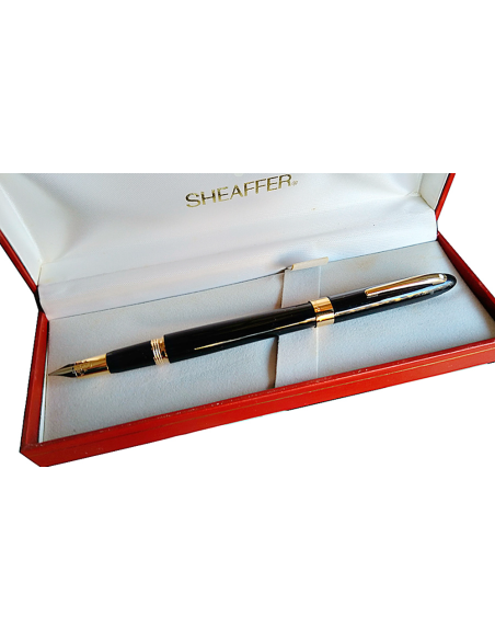Comprar Pluma Sheaffer Crest Laca Negra 18K | Manualidades Gilart Comprar Pluma Sheaffer Crest Laca Negra 18K | Manualidades Gilart