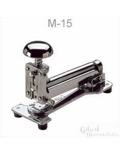 Grapadora El Casco M-15 acero pulido, precisión y estilo para tus proyectos creativos