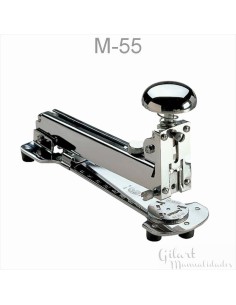 Grapadora sobremesa El Casco M-55 con acabado cromado para tu escritorio.