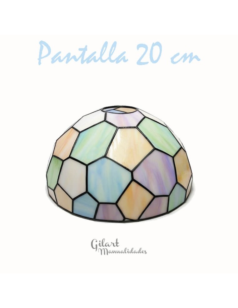 Da rienda suelta a tu creatividad y pinta tu propia lámpara Tiffany vitral.