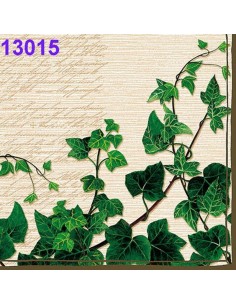 Servilletas de decoupage con diseño de yedra, ideales para manualidades y decoración del hogar.