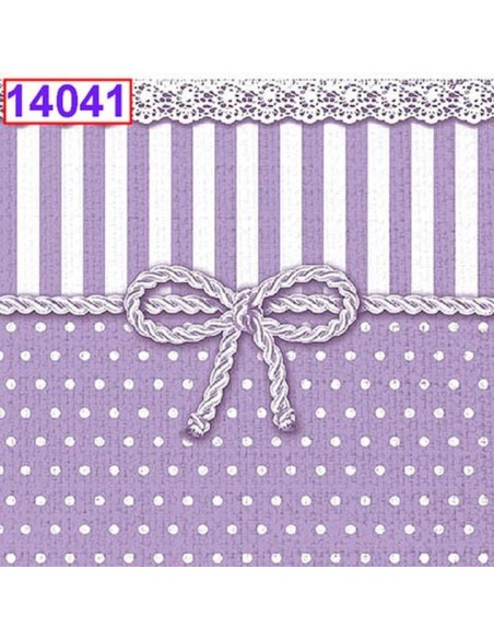 Delicadas servilletas de lazo para tus manualidades. ¡20 unidades para tus compras!