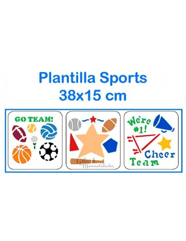 Plantilla starcir Sports 20x25 cm