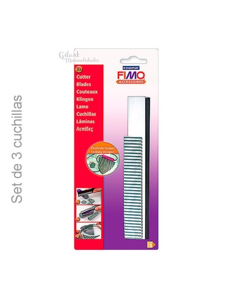 Set de 3 cuchillas Fimo para arcilla polimérica 8700-04