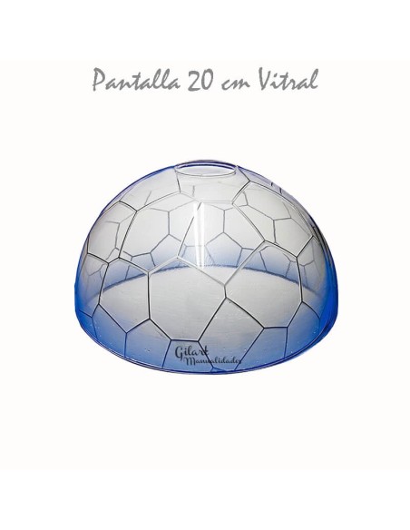 Pantalla Tiffany DIY 20 cm de metacrilato para pintar y decorar con efecto vitral