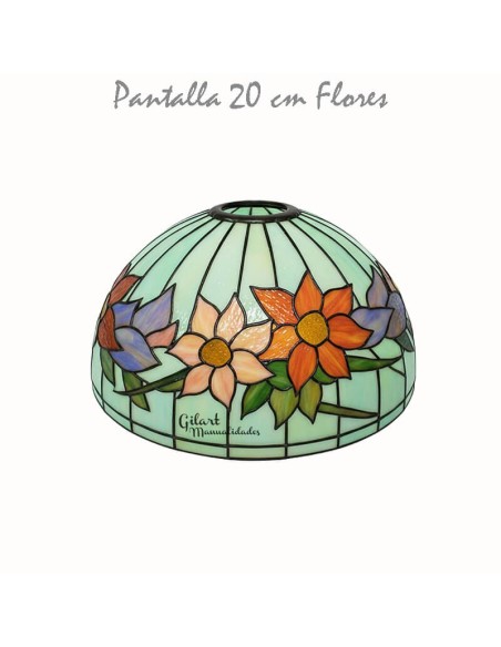 Pantalla de lámpara estilo Tiffany: una explosión de luz y color para tu hogar.