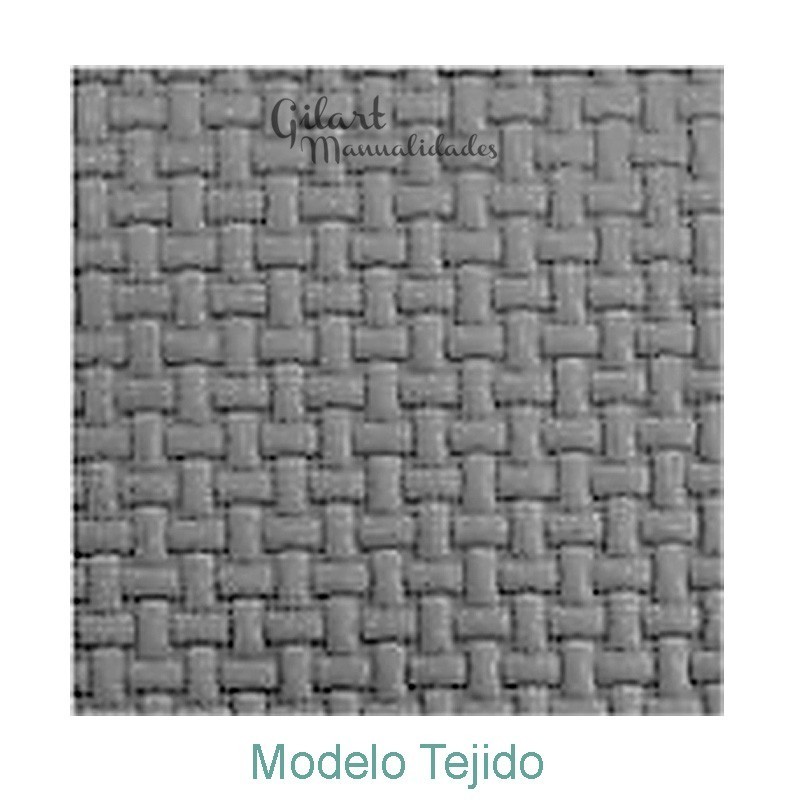 Placas de repujado tejido 200x115 mm