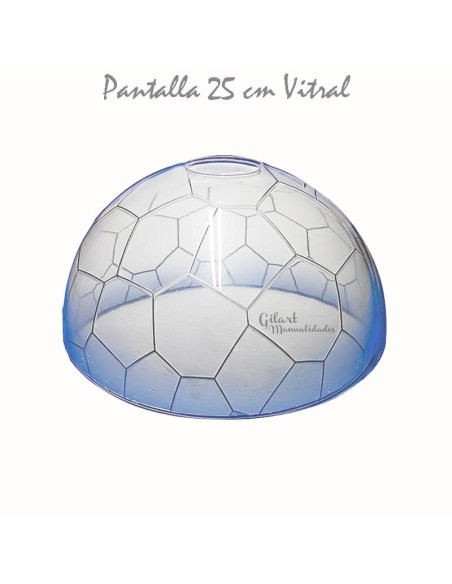 Manualidades: Pantalla Tiffany. DIY Metacrilato 25 cm - Vitral.