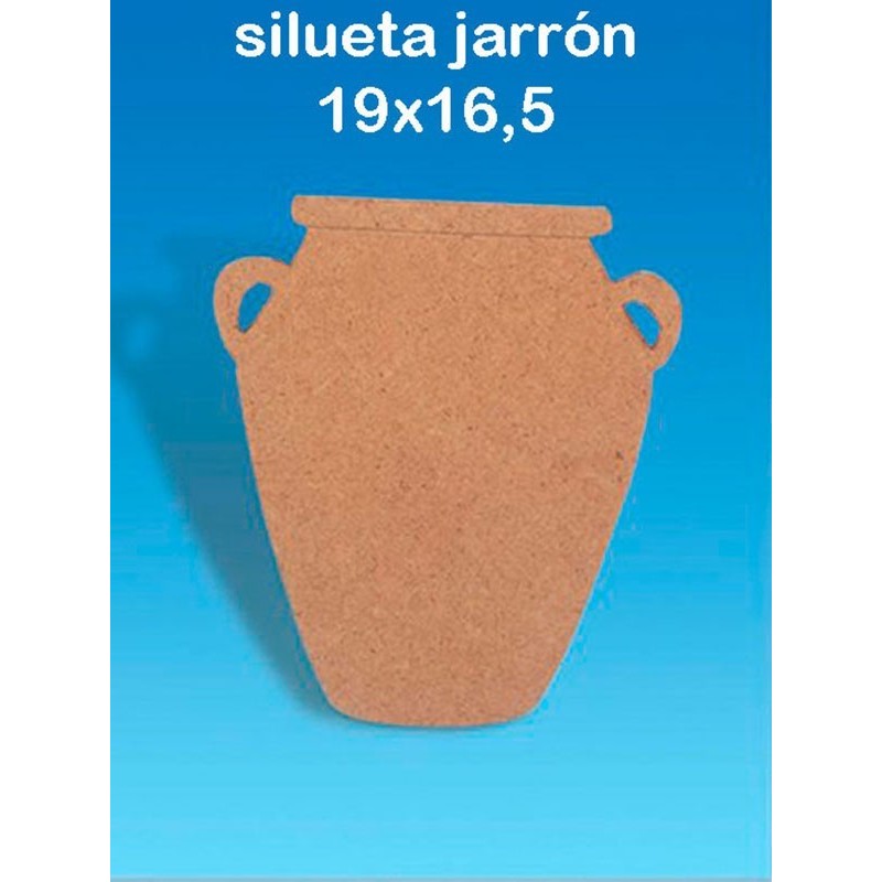 Silueta Jarrón dm 07677 - 190x165 mm