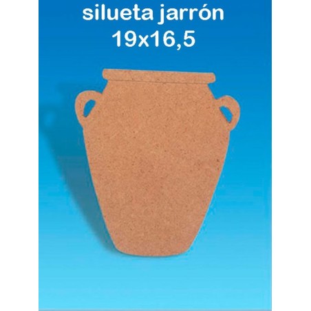 Silueta Jarrón dm 07677 - 190x165 mm