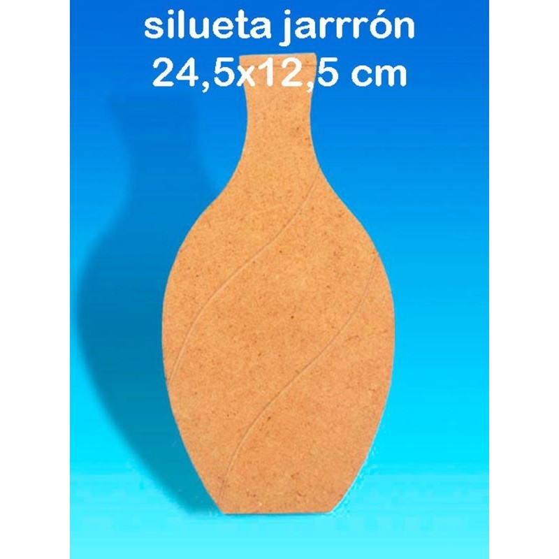 Silueta Jarrón dm 07686 - 245x125 mm