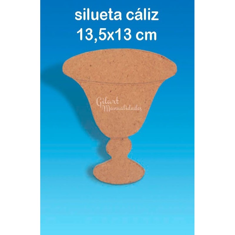 Silueta Cáliz dm 7683 - 135x130 mm
