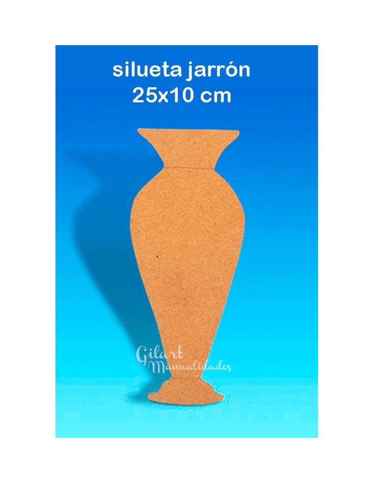 Silueta Jarrón dm 07689 - 250x100 mm