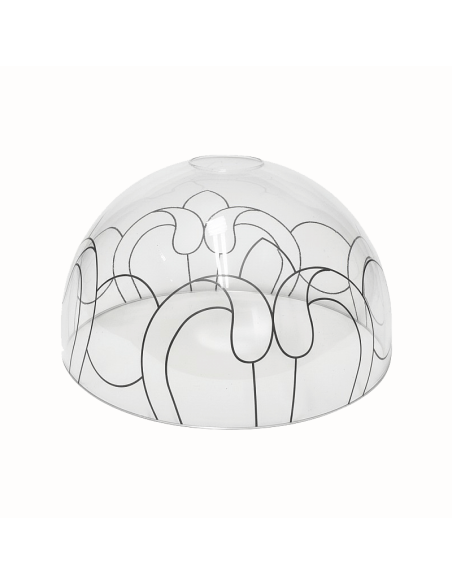 Pantalla Tiffany de metacrilato Ornamento de 25 cm para pintar: ¡Tu lienzo en blanco para la creatividad!