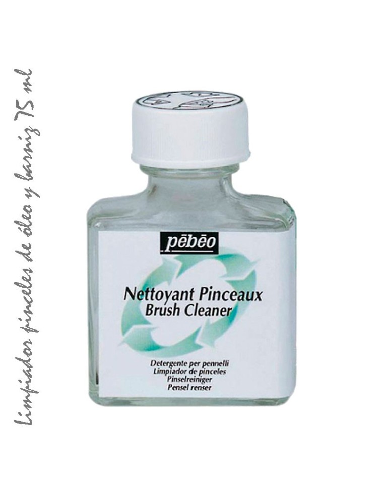 Limpiador de pinceles Pebeo para óleos y barnices. La mejor solución para mantener tus herramientas de arte perfectas.
