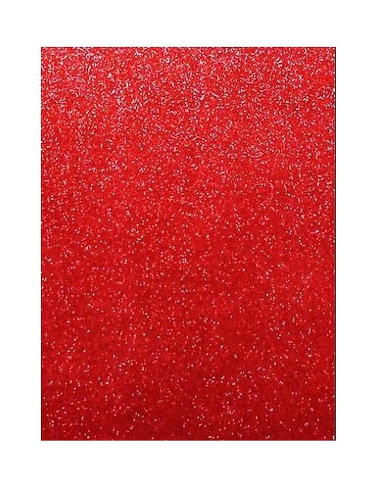 Papel Scrapbooking Purpurina Rojo 50x70 cm Gilart para proyectos festivos.