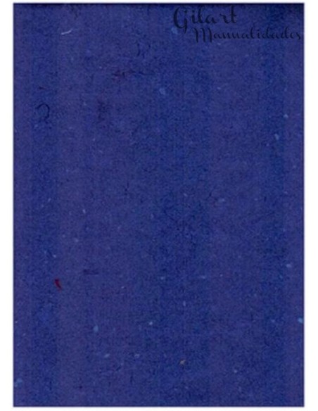 Papel scrapbooking fibra azul 50x70 cm ideal para decorar, forrar y crear