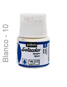 La pureza del color blanco 10 en la pintura textil Setacolor realza cada diseño con un acabado impecable.