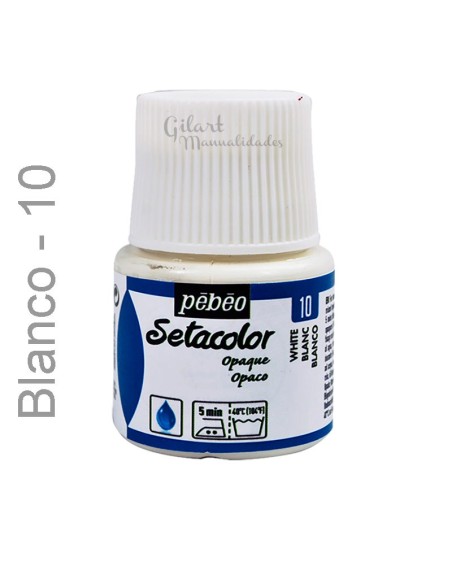 La pureza del color blanco 10 en la pintura textil Setacolor realza cada diseño con un acabado impecable. La pureza del color blanco 10 en la pintura textil Setacolor realza cada diseño con un acabado impecable.