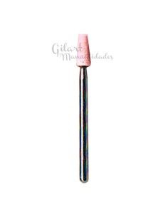 Carborundo cónico rosa Gilart para pulidos finos y acabados precisos.