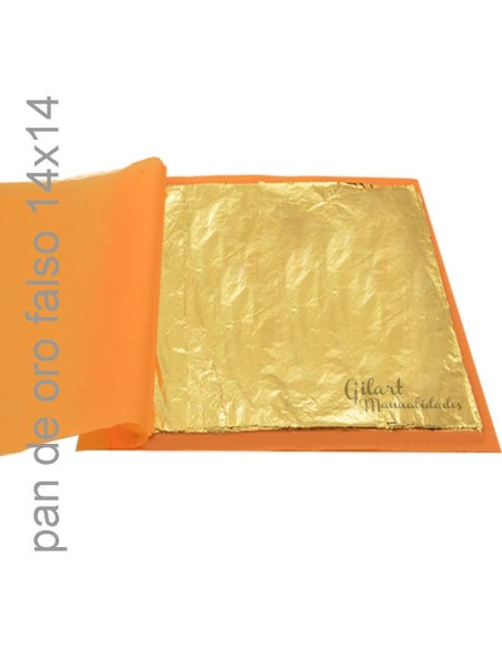 Pan de Oro Imitación: Transforma tus piezas con un acabado cobrizo brillante. ¡Ideal para dorar!