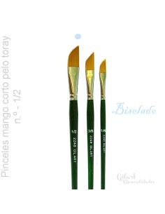 Crea líneas perfectas y rellenos definidos. Tus ideas, con la precisión de los pinceles Toray n.º 1/2