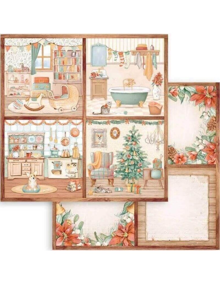 Detalles acogedores para una Navidad vintage. Un hogar lleno de amor.