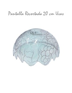 Pantalla de lámpara lista para el arte. Empieza hoy tu proyecto de falso vitral DIY.