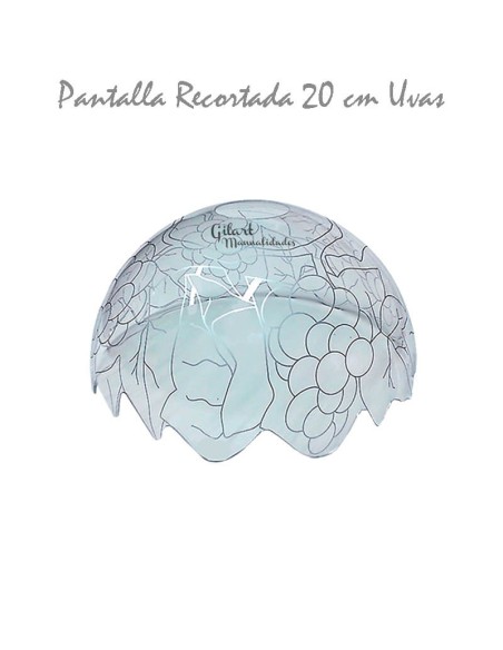 Pantalla de lámpara lista para el arte. Empieza hoy tu proyecto de falso vitral DIY.