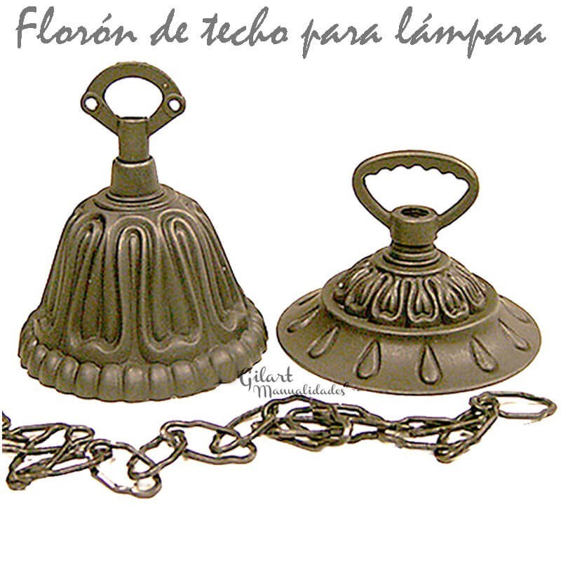 Florón lámpara de colgar tipo Tiffany 85 mm
