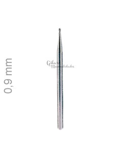 Punta de diamante 0.9 mm para pulido de precisión en vidrio y metales finos