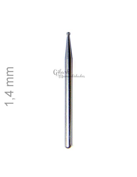 Punta de diamante 1.4 mm para pulido de precisión en vidrio y metales finos