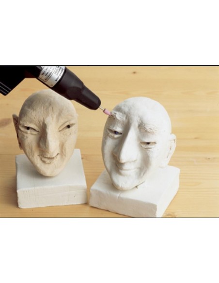 Detalles finos sobre arcilla y cerámica, perfectos para bustos y figuras.