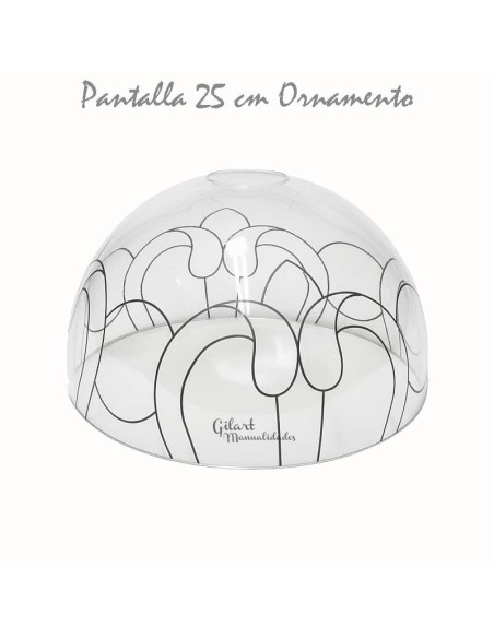 Comprar Pantalla Tiffany DIY Metacrilato 25 cm Ornamento | Gilart